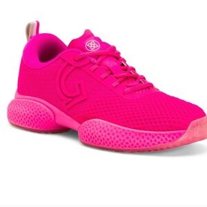 G/Fore QRT1 Court Shoes Sneaker DayGlo Pink Womens Size 9.5